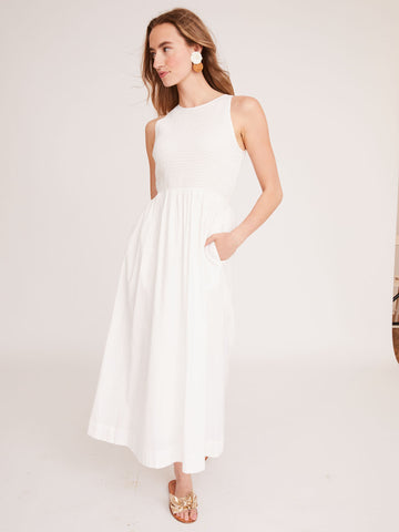 Shaye Dress in Solid White