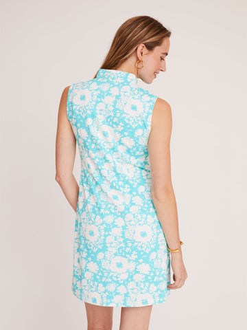 Schooner Dress in Blushing Buds Capri