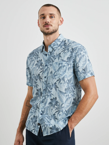 Carson Shirt in Jungle Garden Reflection