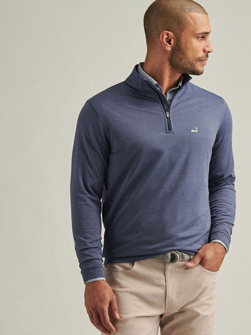 Custom Cape Perth Quarter-Zip in Navy