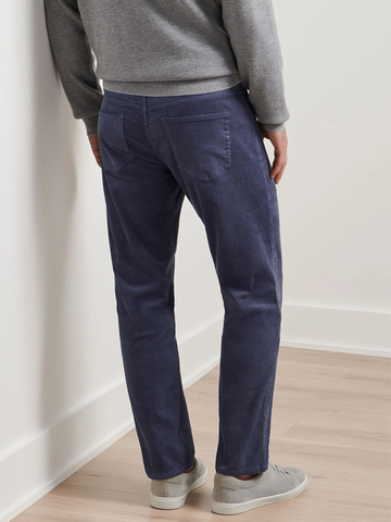 Superior Soft Corduroy Five-Pocket Pant in Blue Haze