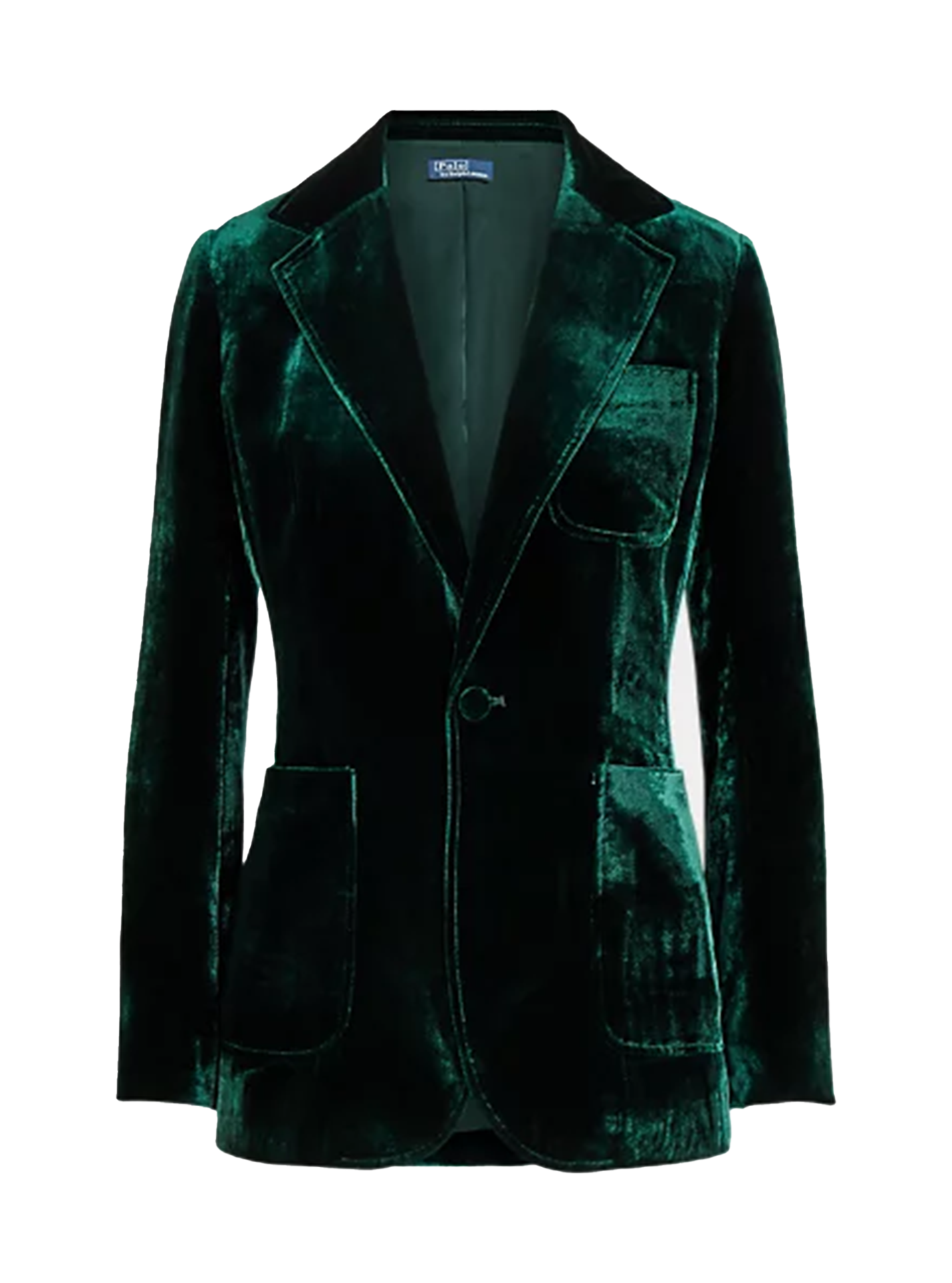 SilkBlend Velvet Blazer in Jade MAHI GOLD