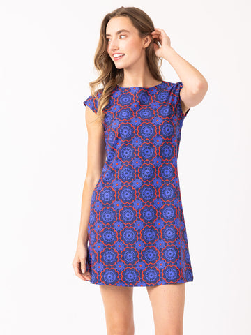 Annie Dress in Roselle Heritage