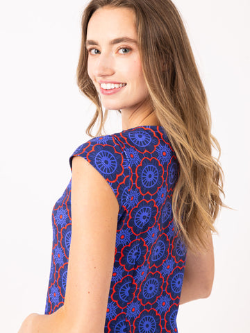 Annie Dress in Roselle Heritage