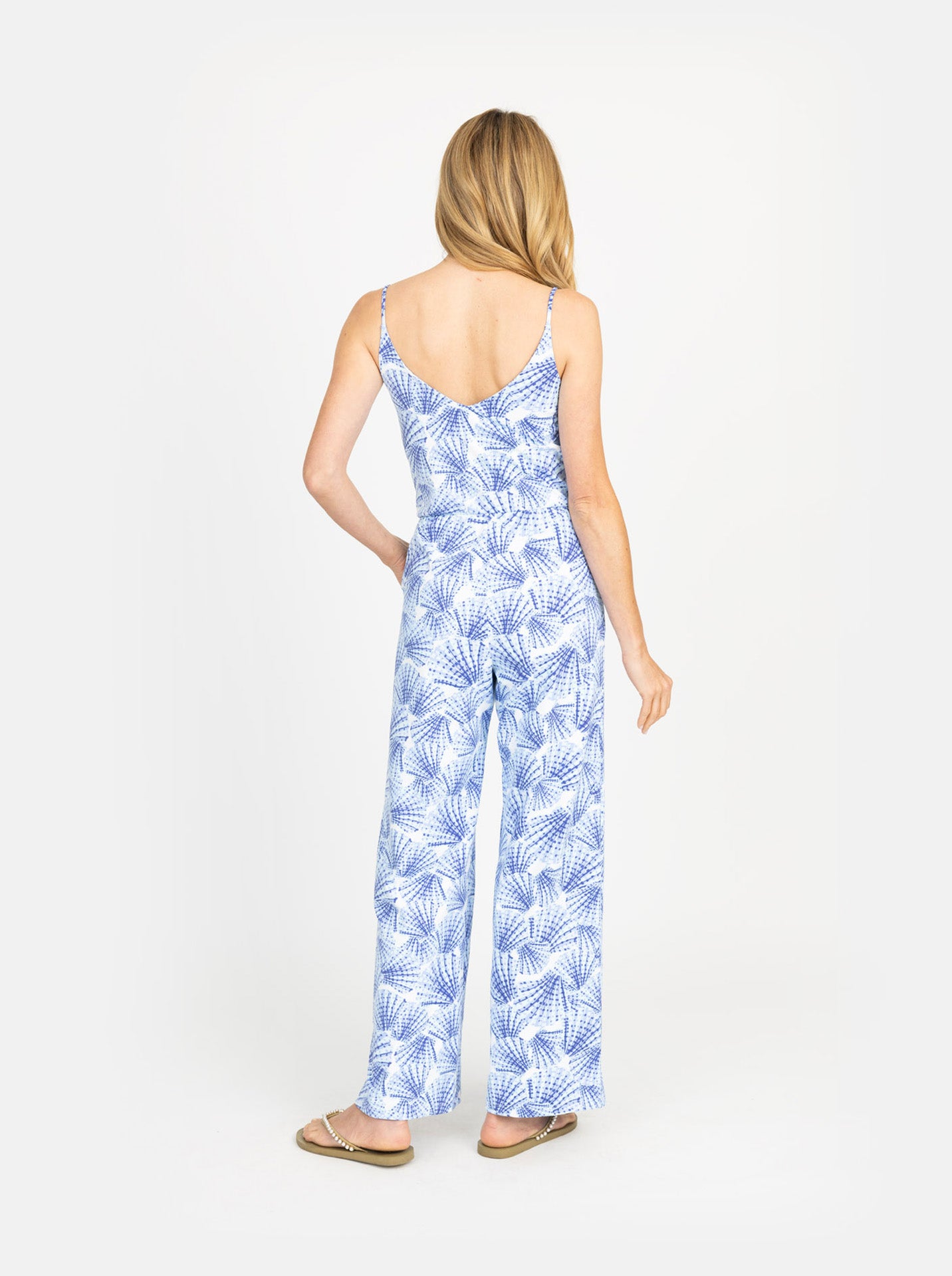 Hillary Jumpsuit - Shell We Dance in Blue – MAHI GOLD