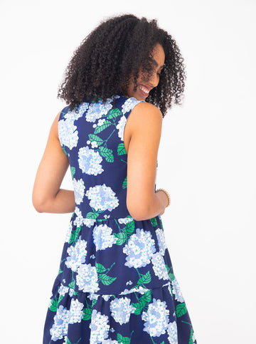 mahi gold hydrangea dress Audrey Dress in Hydrangea Walk in Blue MAHI GOLD