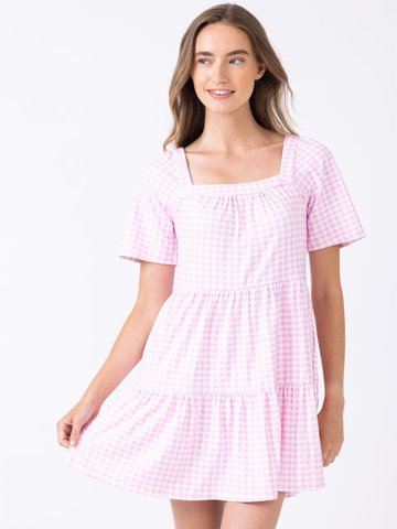 La Ville Lauren in Garden Gingham Blush