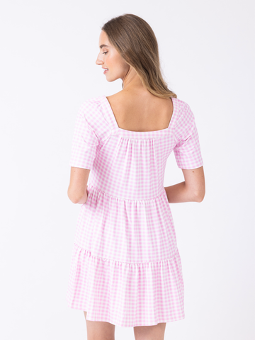 La Ville Lauren in Garden Gingham Blush