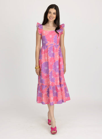 Highland Dress in Glowing Gardenia in Pink