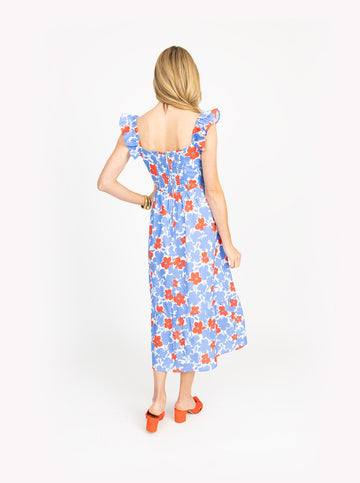 Highland Dress in Wildflower in Poppy