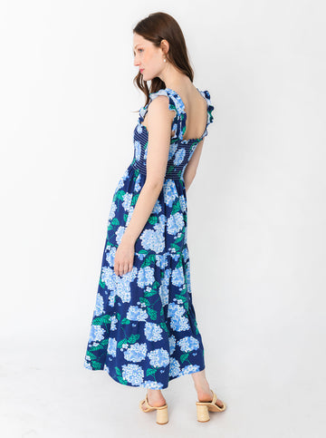 Fitz Dress - Hydrangea Walk in Regatta