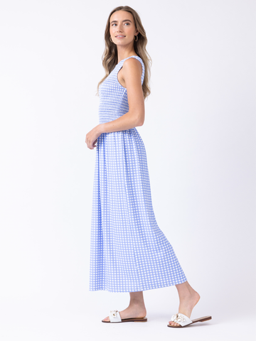 Coastline Fitz in Garden Gingham Bluebell