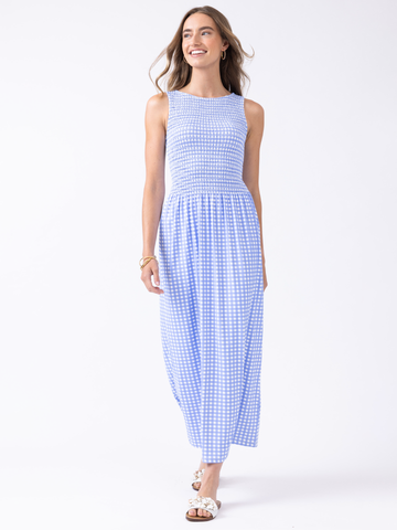 Coastline Fitz in Garden Gingham Bluebell