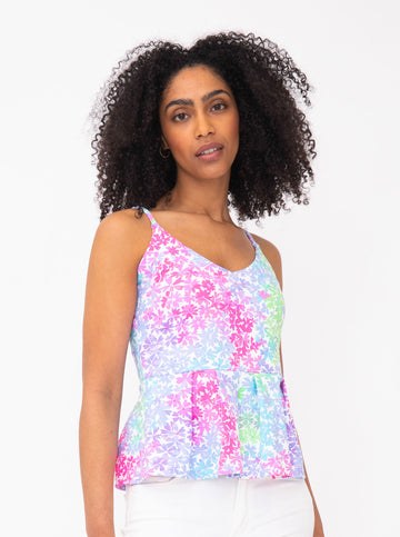 Sophie Tank - Rainbow Floral