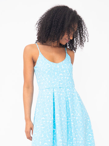 Emmaline Dress in Boho in Aqua