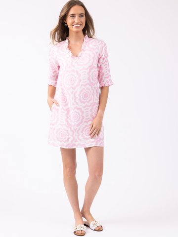 Gail in Cabana Flowers Blush