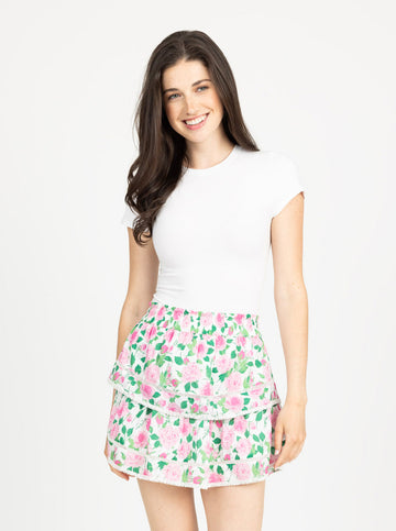 Maggie Skirt in Rosebud Pink