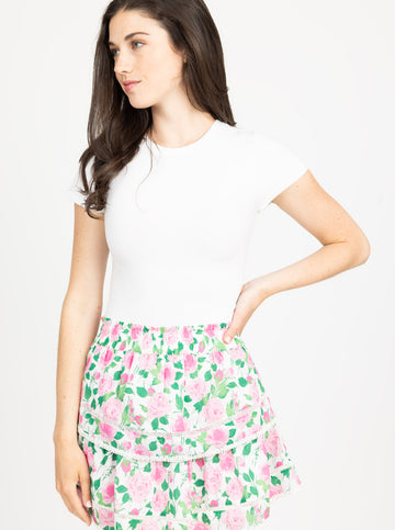 Maggie Skirt in Rosebud Pink