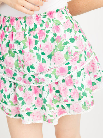 Maggie Skirt in Rosebud Pink