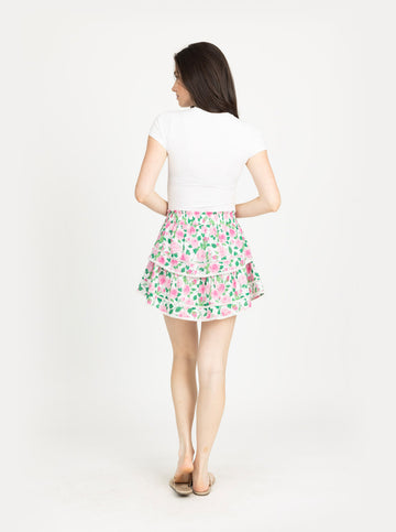 Maggie Skirt in Rosebud Pink