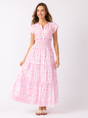 Audrey in Cabana Flowers Blush