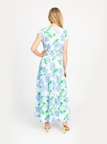 Audrey Dress in Hydrangea Walk in Blue MAHI GOLD Audrey Dress in Hydrangea Walk in Blue MAHI GOLD
