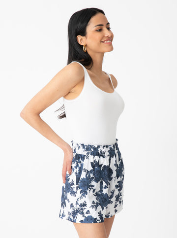 Summer Short in Flowers for Evelyn Monomoy