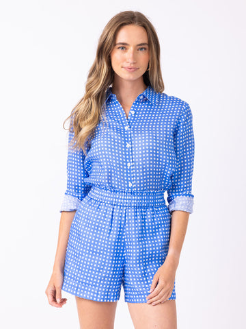 Summer Short in Gingham Regatta