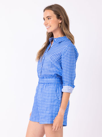 Summer Short in Gingham Regatta