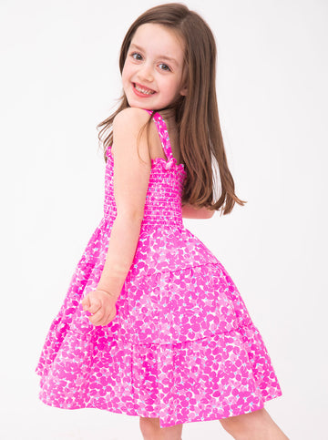Ivy Dress in Claire's Buds in Pink
