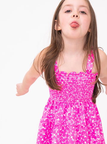 Ivy Dress in Claire's Buds in Pink