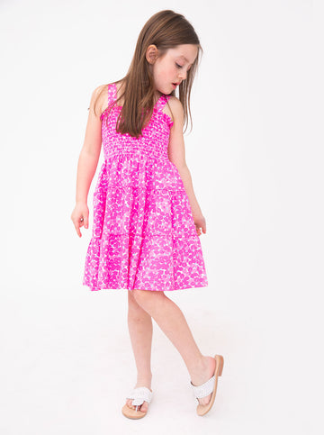 Ivy Dress in Claire's Buds in Pink