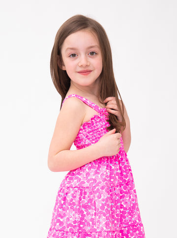Ivy Dress in Claire's Buds in Pink