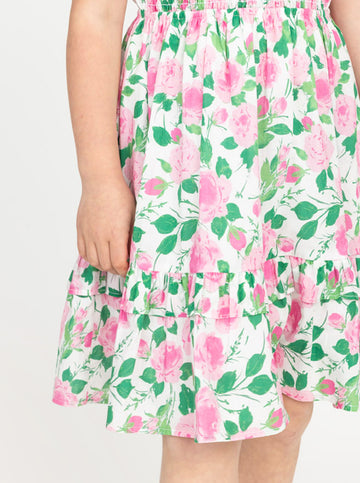 Girl's Julia Dress in Rosebud Pink