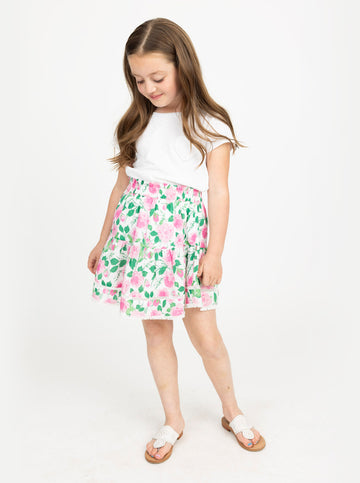 Girls Maggie Skirt in Rosebud Pink