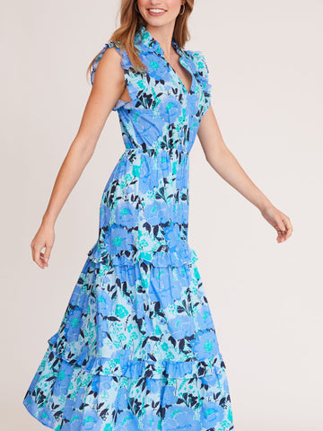 Holly Dress in Vintage Bouquet Blue