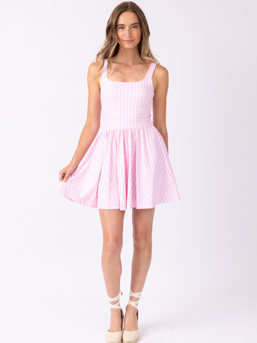 Tulip in Garden Gingham Blush