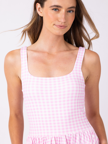 Tulip in Garden Gingham Blush