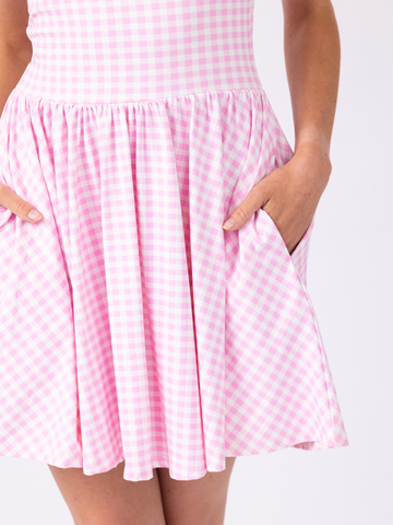 Tulip in Garden Gingham Blush