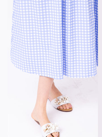 Sarah in Garden Gingham Bluebell