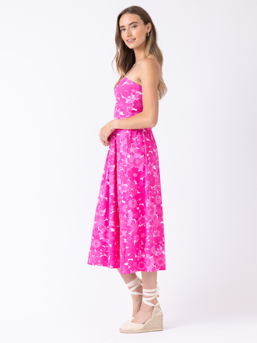 Sarah in Retro Floral Paradise Pink