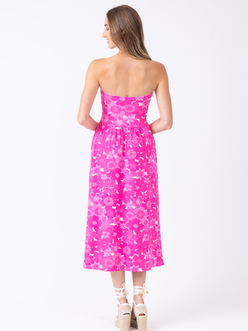 Sarah in Retro Floral Paradise Pink