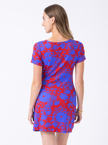 Sami Tee Dress in Blushing Buds Marina