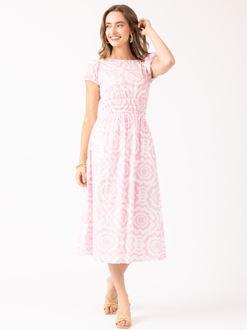 Elizabeth in Cabana Flowers Blush