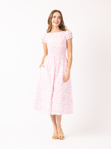 Elizabeth in Cabana Flowers Blush