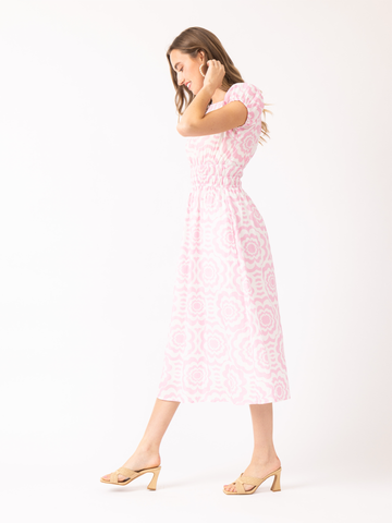 Elizabeth in Cabana Flowers Blush