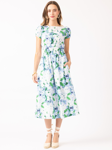 Elizabeth in Garden Soireé Bluebell