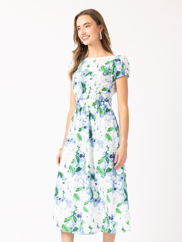 Elizabeth in Garden Soireé Bluebell
