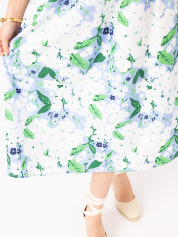 Elizabeth in Garden Soireé Bluebell