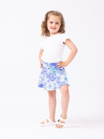 Girls Rally Skort in June Blooms Regatta